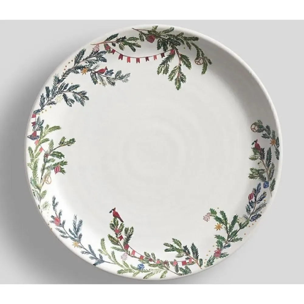 Pottery Barn Christmas In the Country Dinnerware Collection Dinner Plate